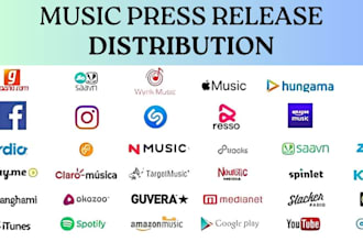 do music press release writing and distribution to top music outlets