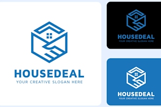 design exclusive handshake logo