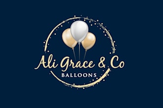 create professional and specially balloon logo design