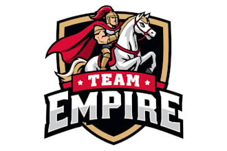 design unique horse rider logo with free source file