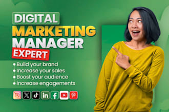 be social media marketer and content creator