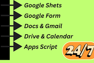 iautomate google sheets, forms, gmail, drive, and calendar