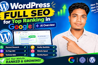 do wordpress full SEO for top ranking in google and ai overview