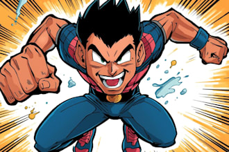 create comics and cartoon illustrations