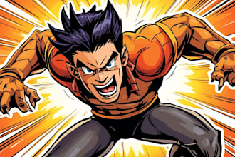 design characters and comic books
