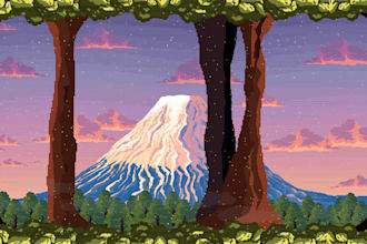 create immersive, beautiful and bright parallax for pixel games