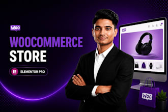 create a responsive woocommerce store with elementor