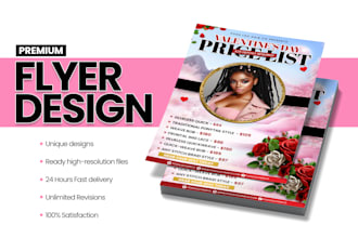 design a custom flyer for your hair, lash, nail, salon, or seasonal business