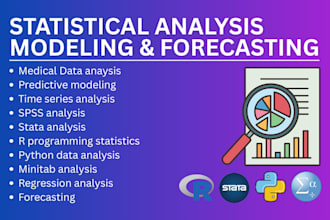 do statistical analysis, modeling, predictive and time series in r, spss, stata