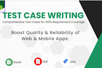 create QA test cases, rtm, and bug reports