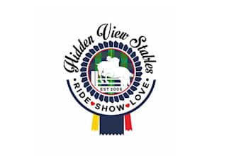 design luxurious fancy horse show barn logo