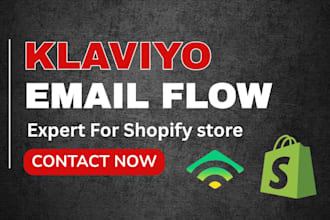 set up expert klaviyo flow, shopify klaviyo automation, and email funnel setup