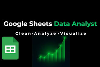 clean, analyze, and visualize your data in google sheets