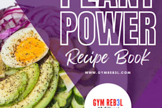 give you a vegan, plants based branded cookbook