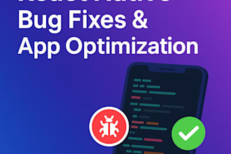 fix react native bugs, crashes and errors in your mobile app