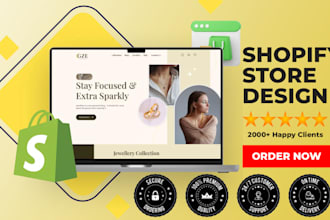 build shopify dropshipping store, shopify store design, shopify store