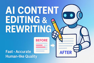 refine and rewrite ai text within one hour