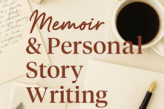 write or ghostwrite your memoir, personal story, or essay
