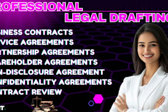 draft professional partnership and shareholder agreements