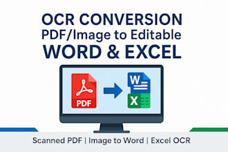 convert scanned pdf or image to editable word using ocr