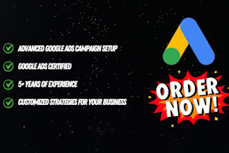 setup and manage your google ads adwords PPC campaigns
