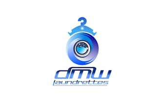 create artwork unique a fresh laundrette logo