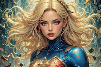 do comic book illustration graphic novel cover art cartoon