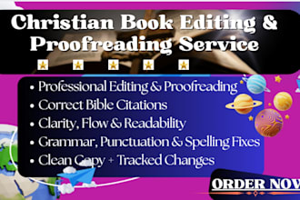 christian book editing and proofreading services for authors