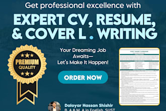 get hired faster with a powerful CV, resume, and cover letter