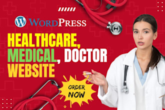 design healthcare, medical, hospital and consultancy website