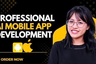 do ai mobile app development, android IOS app, ai saas app as flutter developer