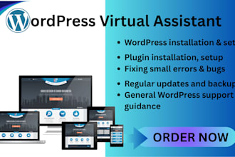 be your wordpress virtual assistant