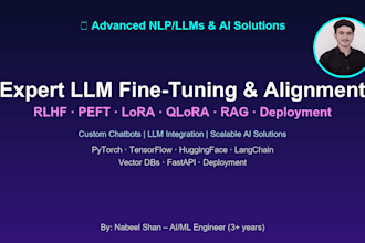 build, fine tune, and align advanced llms with rlhf, peft, and lora