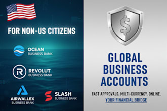 open US business bank account for non US citizen