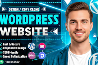 design , redesign, copy clone wordpress website with elementor and elementor pro