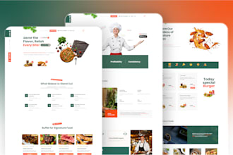 design and develop a web template
