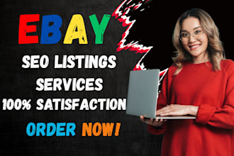 do ebay listing, ebay seo listing, ebay lister, ebay product listing