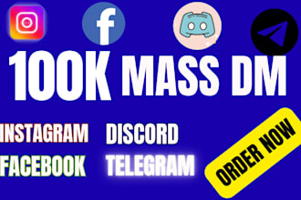 instagram mass dm facebook mass dm discord mass dm daily outreach mass dm bot