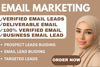 provide verified email leads with high converting