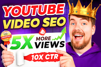 boost youtube views with proven SEO and thumbnail design