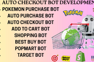make auto buying bot, auto purchase bot, fast target bot pokemon bot, amazon bot