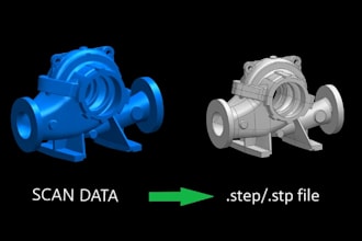 do reverse engineering convert 3d scan to solid scan model