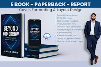 design ebooks professional covers, formatting and layout
