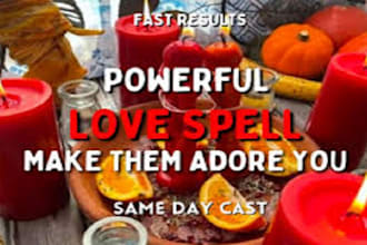 cast a love spell with powerful black magic