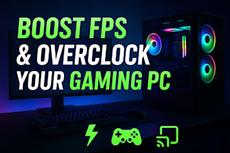 optimize tweak, overclock your PC for maximum gaming fps, smooth streaming