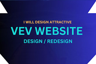 design or redesign a professional vev website