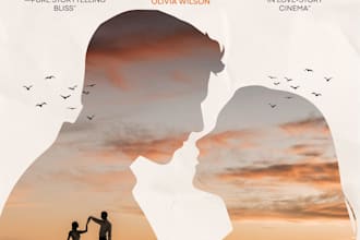 design a professional unique minimal movie poster
