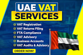 do uae accounting bookkeeping, and prepare vat returns on zoho books