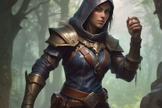 dnd character art and dnd character art