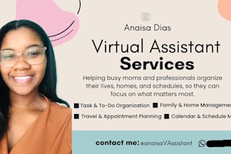 be your expert virtual assistant for travel, scheduling, and logistics